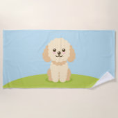 Serviette De Plage Cockapoo (Devant)