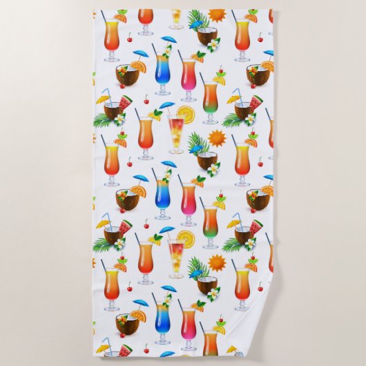 Serviette De Plage Cocktail (Devant)