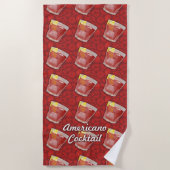 Serviette De Plage Cocktail Americano (Devant)