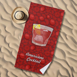 Serviette De Plage Cocktail Americano