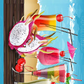 Serviette De Plage Cocktails d'été