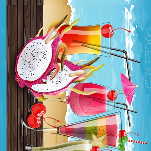 Serviette De Plage Cocktails d'été