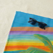 Serviette De Plage Cocotier tropical (En situation)