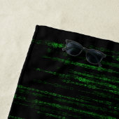 Serviette De Plage Code matrice (En situation)