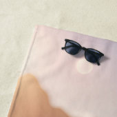 Serviette De Plage Coeur de sirène (En situation)