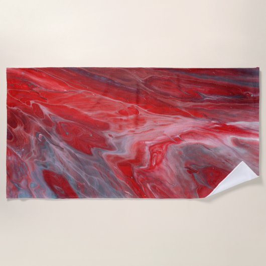 Serviette De Plage Cœur et Âme (Devant)