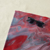 Serviette De Plage Cœur et Âme (En situation)