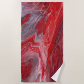 Serviette De Plage Cœur et Âme (Devant)