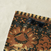 Serviette De Plage Coffee Bean Earthy Boho Rustique (En situation)