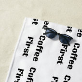 Serviette De Plage Coffee First Thunder_Cove (En situation)