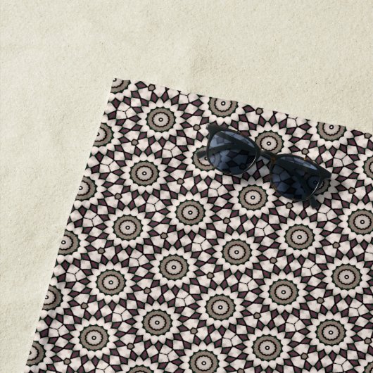 Serviette De Plage Coffee Star (En situation)