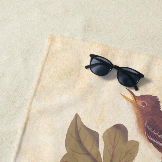 Serviette De Plage Colibri Audubon Traill (En situation)