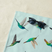 Serviette De Plage Colibri tropical (En situation)