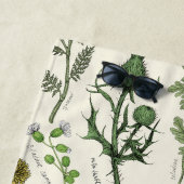 Serviette De Plage Collage de fleurs sauvages (En situation)