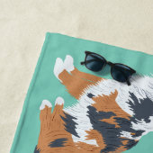 Serviette De Plage Collage des bergers australiens Chiens australiens (En situation)