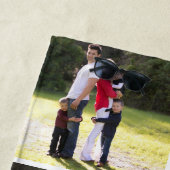 Serviette De Plage Collage photo avec 7 photos et monogramme (En situation)