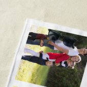 Serviette De Plage Collage photo moderne avec six photos (En situation)