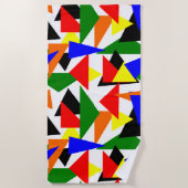 Serviette De Plage Collage triangulaire (Devant)