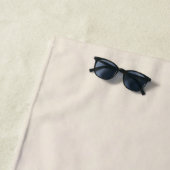 Serviette De Plage Collection Rose Pâle Menthe Abstraite Populaire (En situation)
