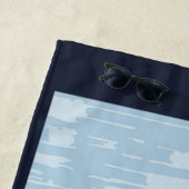 Serviette De Plage Colomb et ses théories (En situation)