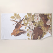 Serviette De Plage colombe en deuil de Caroline (Devant)