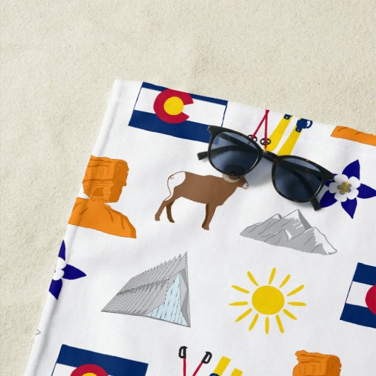 Serviette De Plage Colorado (En situation)