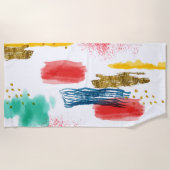 Serviette De Plage Coloré (Devant)