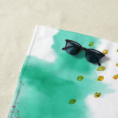 Serviette De Plage Coloré (En situation)