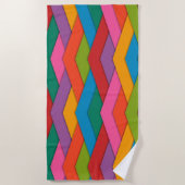 Serviette de plage colorée (Devant)