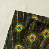 Serviette De Plage Colorful peacock (En situation)