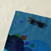Serviette De Plage Colorful Spots (En situation)