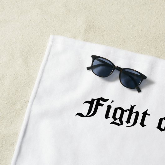 Serviette De Plage Combat ou vol de guerrier numérique (En situation)