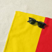 Serviette De Plage Combinaison de 3 couleurs, Drapeau (En situation)