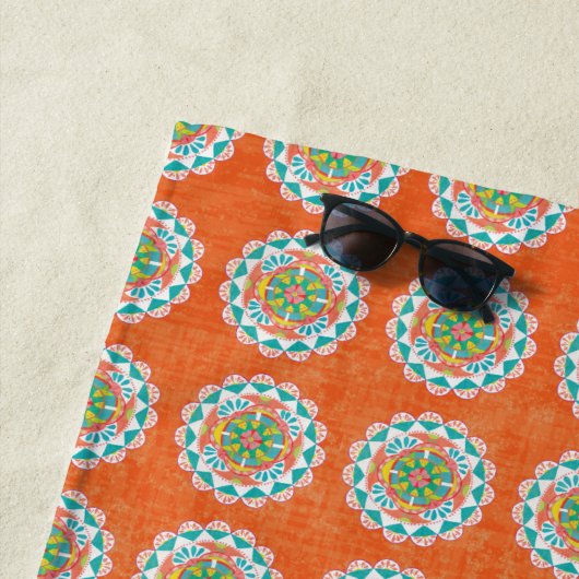 Serviette De Plage Comme Frida IV (En situation)