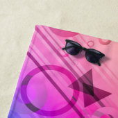Serviette De Plage Composition Abstraite (En situation)
