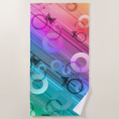 Serviette De Plage Composition Abstraite (Devant)