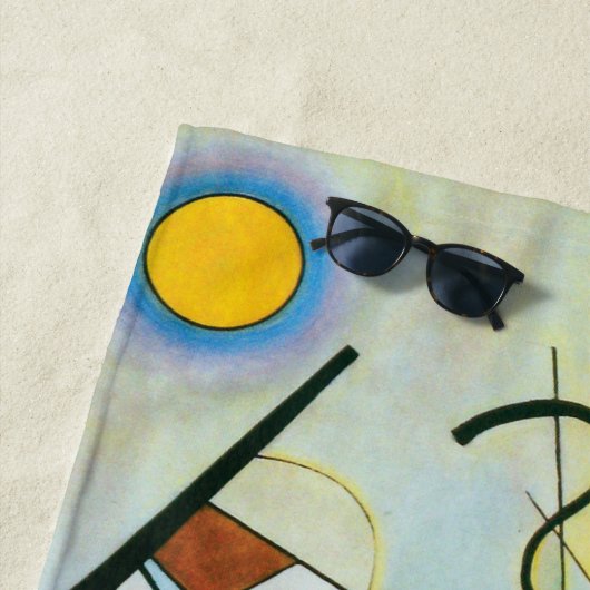Serviette De Plage Composition VIII par Wassily Kandinsky (En situation)