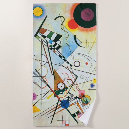 Serviette De Plage Composition VIII par Wassily Kandinsky (Devant)