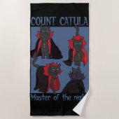 Serviette De Plage Comte Catula Maître de la Nuit (Devant)