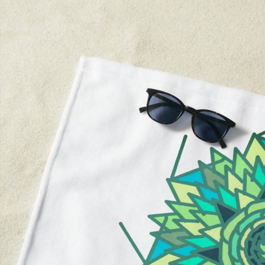 Serviette De Plage Concepteur (En situation)