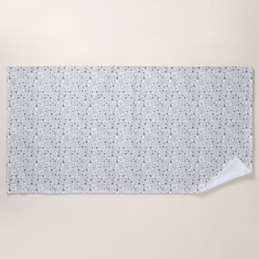 Serviette De Plage conception complète sept (Devant)