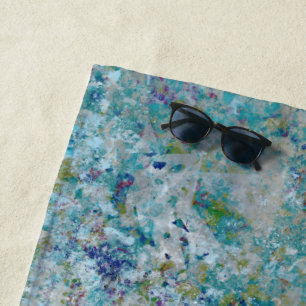 Serviette De Plage Conception d'art abstrait moderne unique et origin
