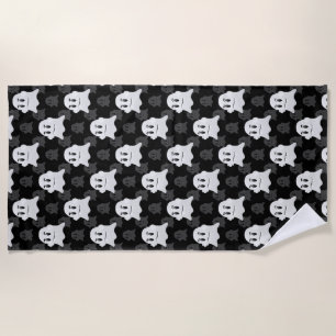 Serviette De Plage Conception de blob Ghost