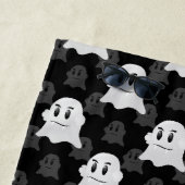Serviette De Plage Conception de blob Ghost (En situation)