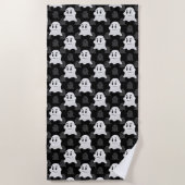 Serviette De Plage Conception de blob Ghost (Devant)