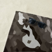 Serviette De Plage Conception de camouflage militaire (En situation)