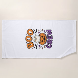 Serviette De Plage Conception de chemise Halloween Citrouille Fantôme