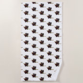 Serviette De Plage Conception de dés non fiables (Devant)