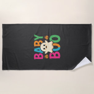 Serviette De Plage Conception de fantôme Halloween Baby Boo_1