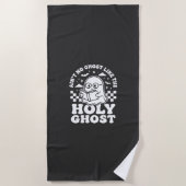 Serviette De Plage Conception de fantôme Halloween rétro Saint-Esprit (Devant)
